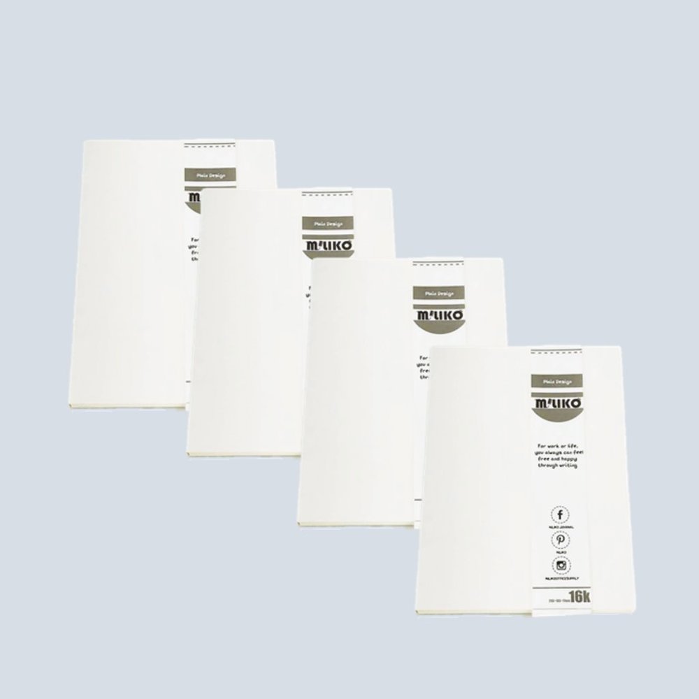 Board Kraft Sleeve B5 Sketchbook 9 PACK (PLAIN)